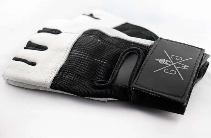 Produktbild Gym Generation Fitness Handschuhe aus Leder / weiss (XL)