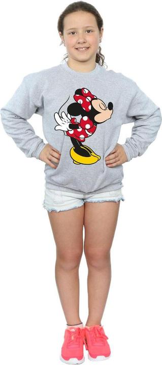 Actual product image Disney Girls Minnie Mouse Split Kiss Sweatshirt (140, 146)