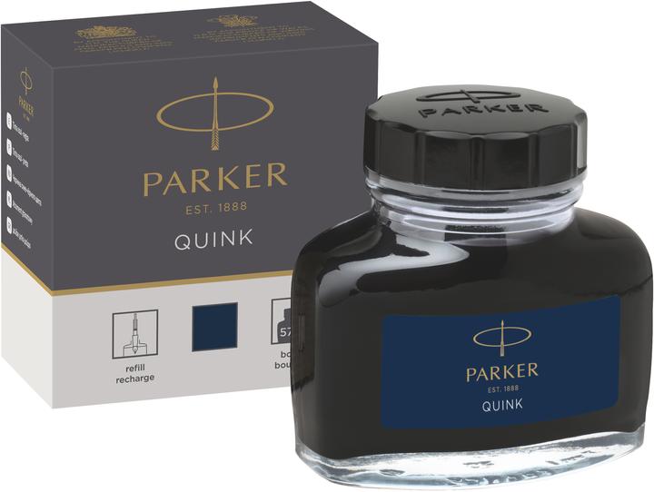 Parker Pen Quink (Tintenfass, Blau)