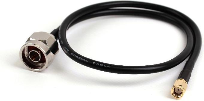 Immagine prodotto Varia Cavo per antenna HDF200 da 0,5 m, da RP-SMA maschio a tipo N maschio (guscio esagonale) (Cavi antenna)