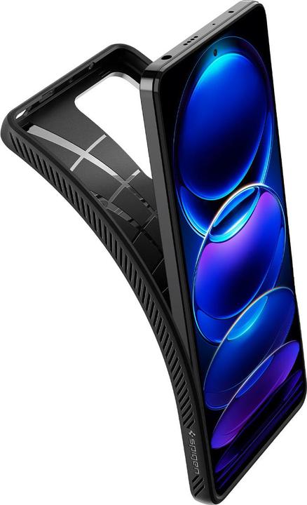 Produktbild Spigen Liquid Air - Etui do Xiaomi Redmi Note 12 Pro 5G / POCO X5 Pro 5G (Czarny) (Xiaomi Redmi Note 12 Pro 5G, Xiaomi Poco X5 Pro)