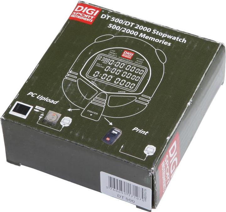 Produktbild Digi Sport DIGI PC-110/111 Stoppuhr, Grau, 7,1 cm, 500 Speicherplätze, 6 cm