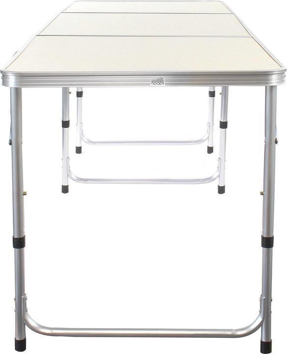 Image du produit Wiltec Toboli Table de camping pliante 180x60x70cm réglable en hauteur Table de camping pliante