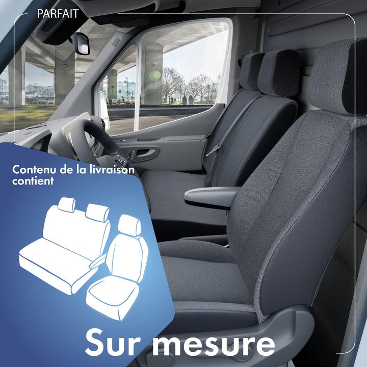 Immagine prodotto Walser Coprisedili per Iveco Daily IV sedile singolo e doppia panca anteriore in poliestere BJ 2006 08/2011