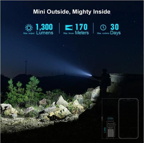 Actual product image Olight Baton 4 (6.30 cm, 1300 lm)
