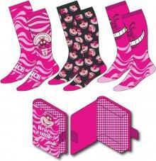 Actual product image Cerda ALICE -Chat du Cheshire -Pack de 3 Paires de Chaussettes(Taille 36-43) (pack of 3, 36 - 43)