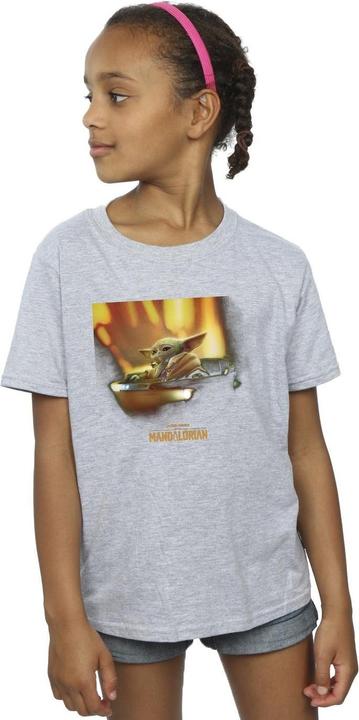 Image du produit Star Wars - T-shirt THE MANDALORIAN GROGU PAINTED - Fille (152, 158)