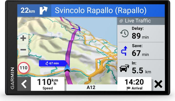 Actual product image Garmin DriveSmart 76 MT-S (7")