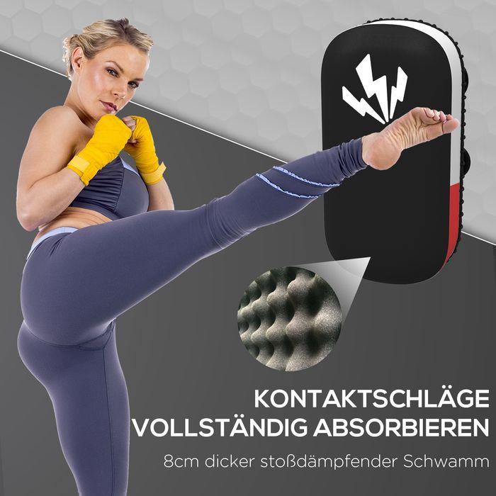 Produktbild Swisshandel24 Pratzen Kickboxen Kickpolster für Muay Thai Boxpratzen Trainerpratzen Schlagpolster für Coaching, Tr (38 cm, 0.40 kg)