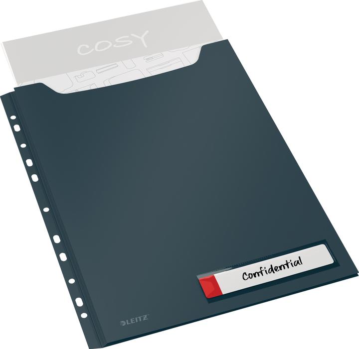 Actual product image Leitz Inserts folder Cosy Privacy Maxi sleeve Grey (A4, 3 x)