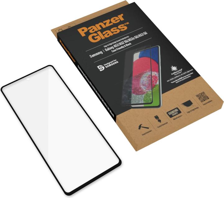 Produktbild PanzerGlass Edge to Edge (1 Stück, Samsung Galaxy A52, Samsung Galaxy A52 5G)