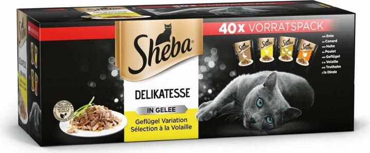 Sheba Delicacy in Jelly (Adult, 40 pcs., 3400 g)