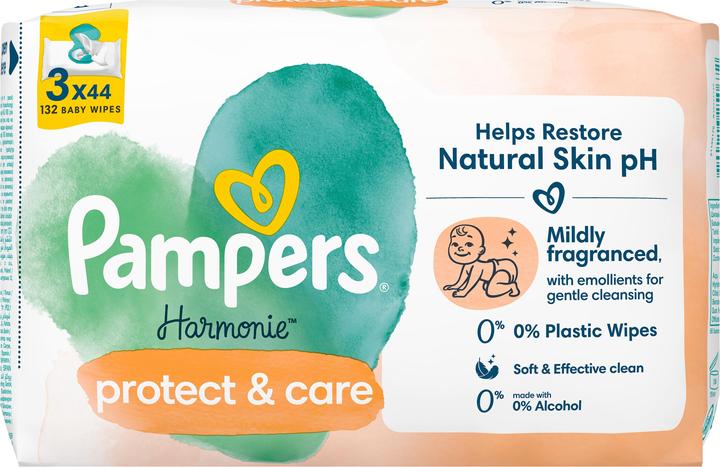Actual product image Pampers Harmony Protect & Care (132 Piece)