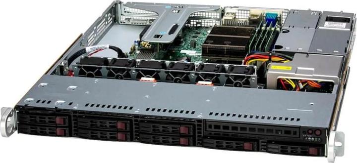 Actual product image Supermicro Barebone UP SuperServer 1U Single Socket 1700 SYS-111R-M