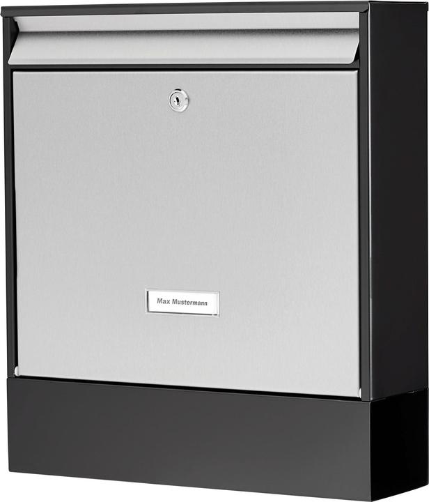 Produktbild Burg Wächter Briefkästen Oxford 6877 black&steel