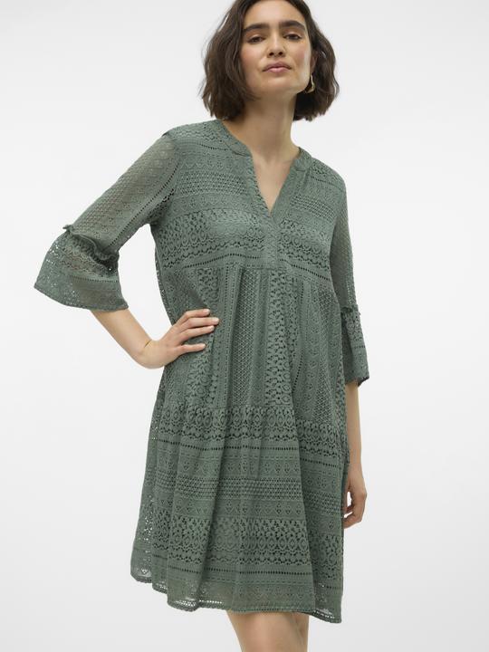 Actual product image Vero Moda Lace Embellished V Neck Tunic (XS)