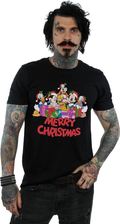 Actual product image Disney Mens Mickey Mouse And Friends Christmas T-Shirt (M)