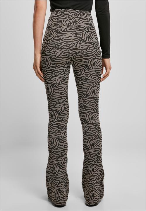 Produktbild Urban Classics Ladies High Waist Zebra Boot Cut Leggings - 14105 (S)