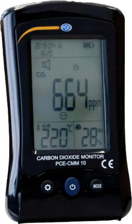 Image du produit PCE Instruments Appareil de mesure du dioxyde de carbone Appareil de mesure de la sécurité au travail