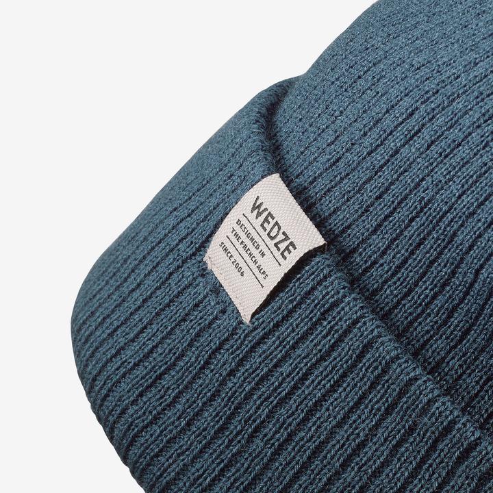 Actual product image Wedze Ski cap adults - Fisherman blue (One size)