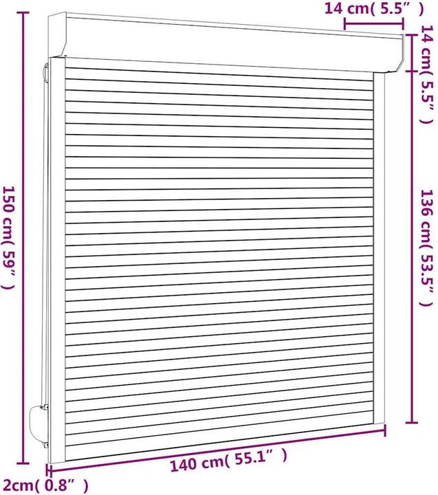 Actual product image VidaXL Helin (140 x 150 cm)