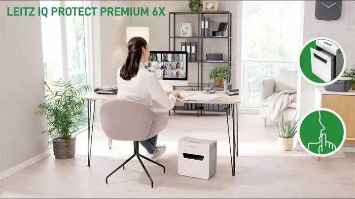 Actual product image Leitz IQ 8X PROTECT PREMIUM - Document shredder (Particle cut)