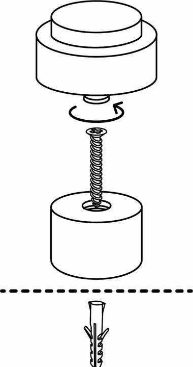 Produktbild Bodentürstopper ø 36x40 mm (2 Stück)