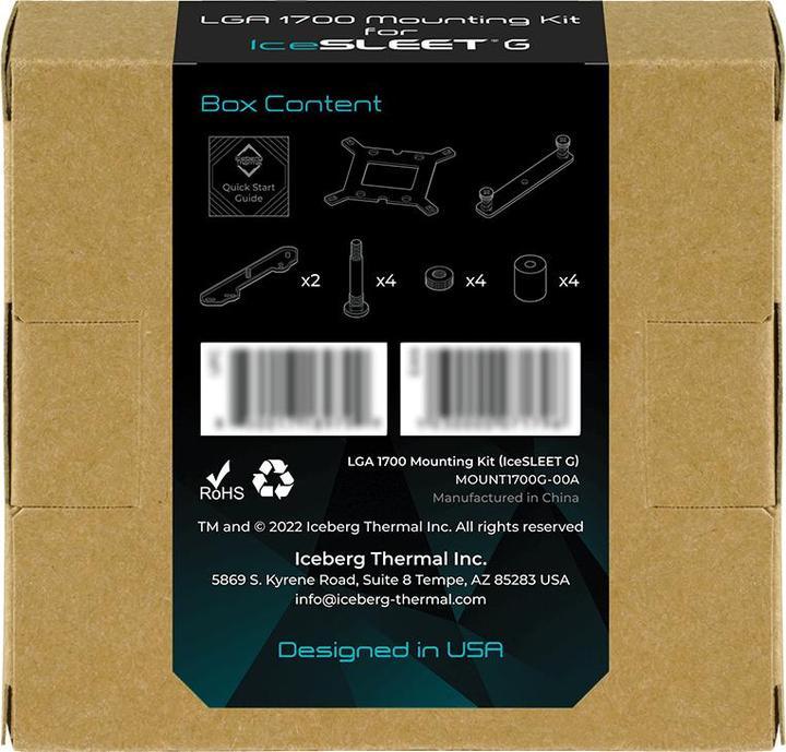 Immagine prodotto Iceberg Thermal Kit LGA 1700 Serie G IceSLEET