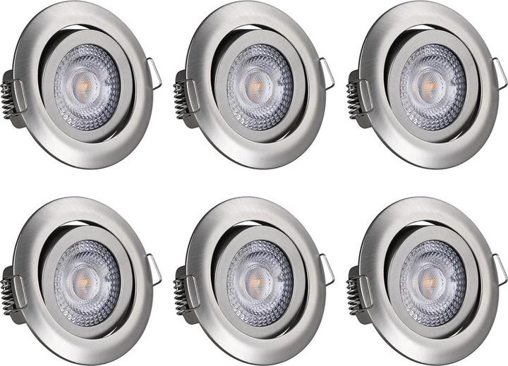 Image du produit Monzana Lot de 6 luminaires encastrables LED (400 lm)