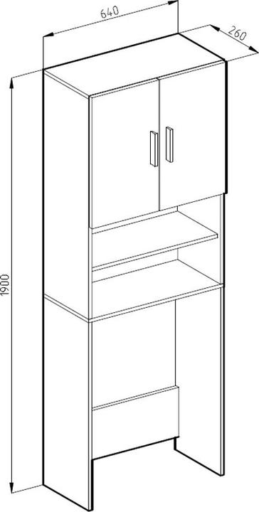 Immagine prodotto Vicco Waschmaschinenschrank
