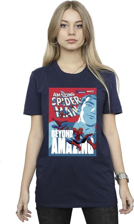 Image du produit - T-shirt SPIDER-MAN BEYOND AMAZING COVER - Femme (5XL)