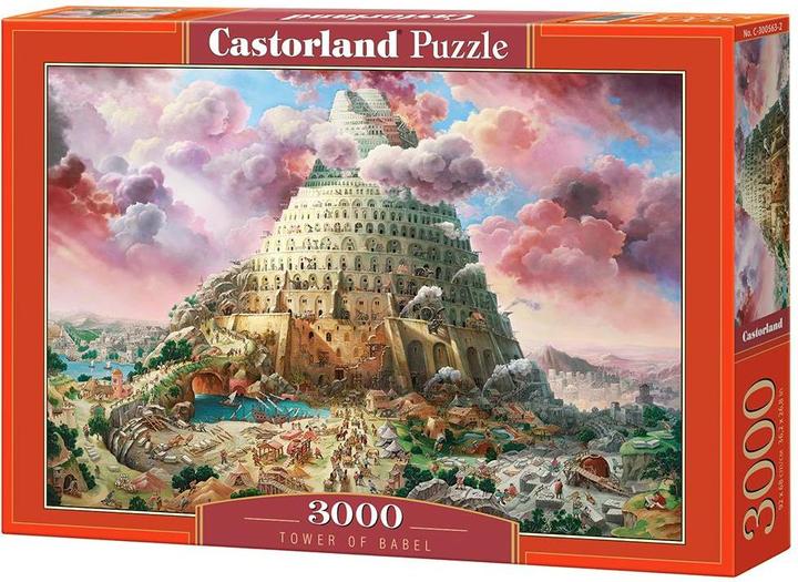 Actual product image Castorland Tower of Babel Jigsaw Puzzle 3000 pc(s) Landscape (3000 pieces)