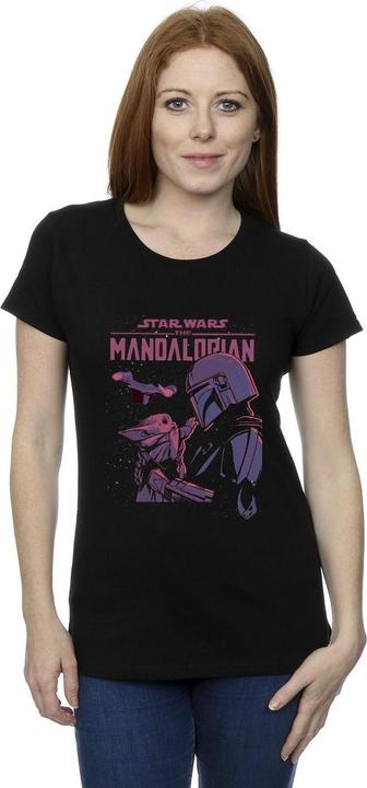 Immagine prodotto Star Wars The Mandalorian Hello Friend Maglietta Donna (S)