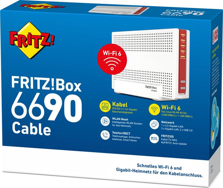 Actual product image AVM FRITZ!Box 6690 Cable