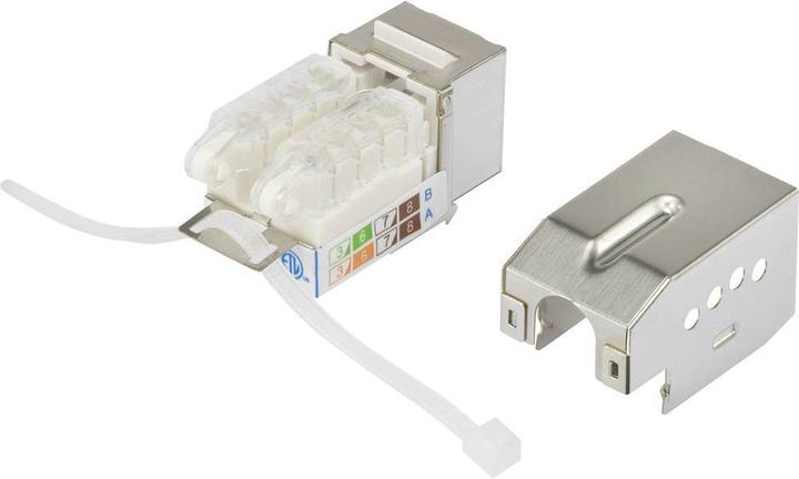 Produktbild Renkforce 24 Port CAT 6a KS10 Keystone Patchpanel Modular 45°