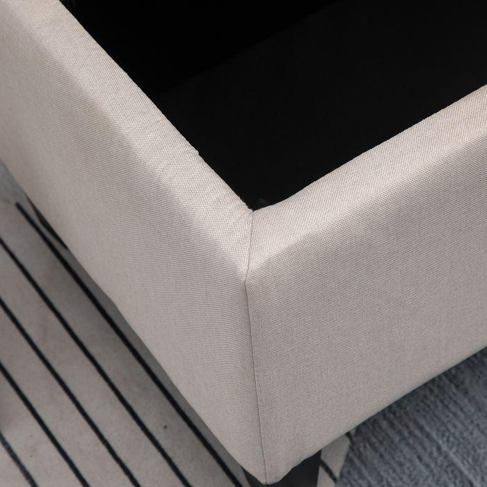 Image du produit Swisshandel24 banquette banquette rembourrée avec espace de rangement banquette coffre couloir chambre salon (100 cm)