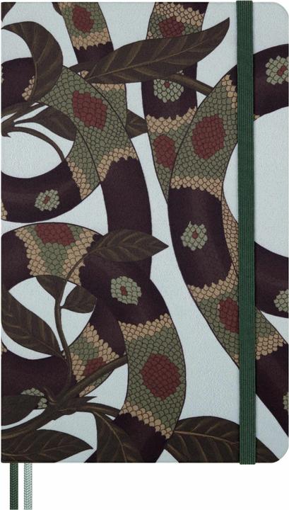 Actual product image Moleskine NB Snake Leaves-LG lin (13 x 21 cm, Lined, Hardcover)