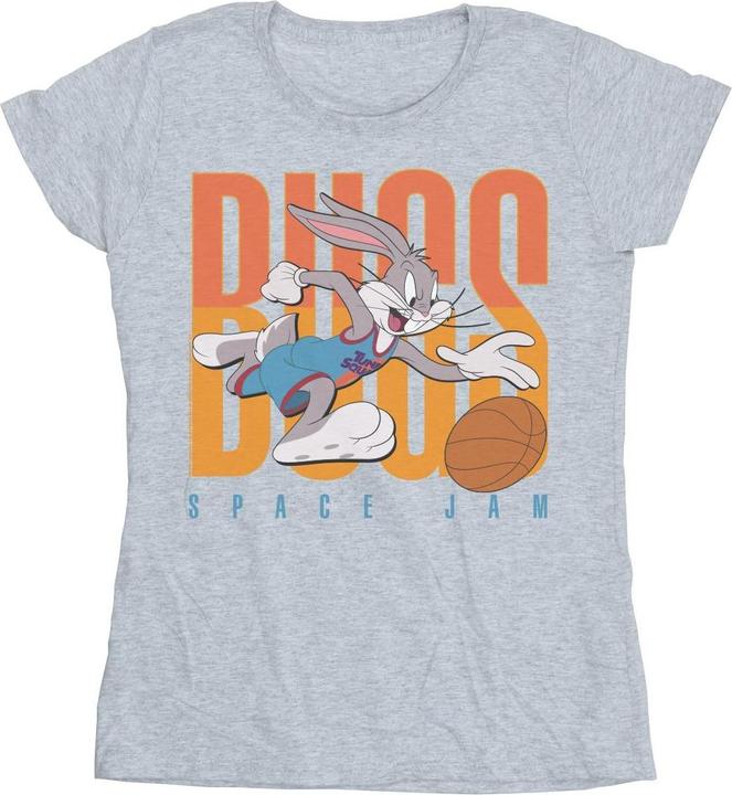 Actual product image Space Jam Womens/Ladies Balling Bugs Cotton T-Shirt (M)