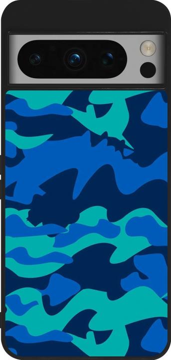 Immagine prodotto PhoneLook Coperchio Silicone Nero Camo Blu (Google Pixel 8 Pro)