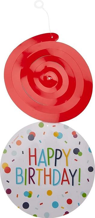Actual product image Amscan Swirl Birthday Party Decoration (Pack of 6)