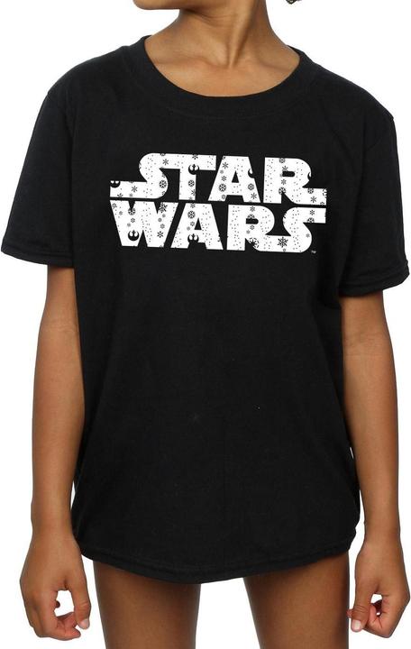 Immagine prodotto Star Wars Christmas Logo Maglietta Ragazze (140, 146)