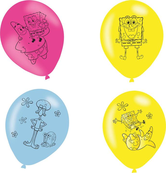 Actual product image Amscan SpongeBob Birthday Balloons