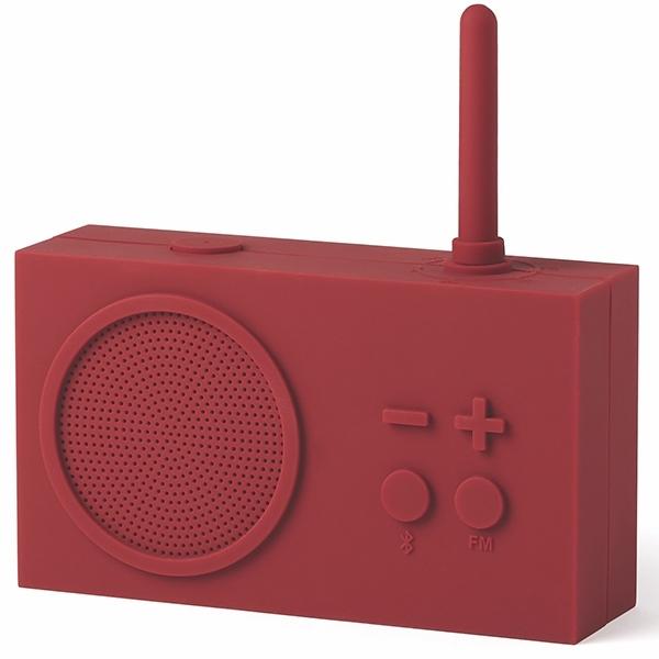 Actual product image Lexon TYKHO 3 BT/FM dark red