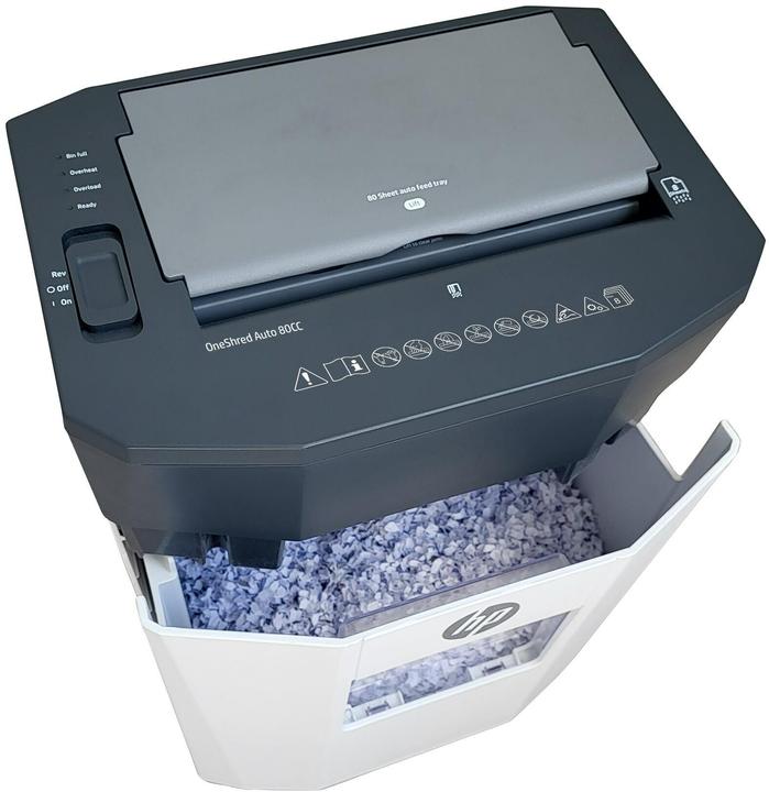 Actual product image HP OneShred Auto 80CC document shredder (Particle cut)