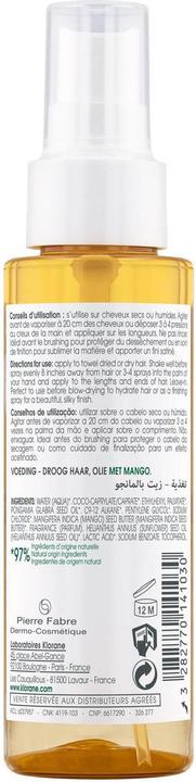 Produktbild Klorane Nährendes Haaröl mit Mango (100 ml)