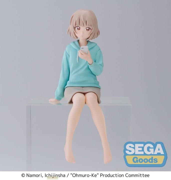 Actual product image Sega Ohmuro-Ke PM Perching PVC Statue Nadeshiko Ohmuro 14 cm