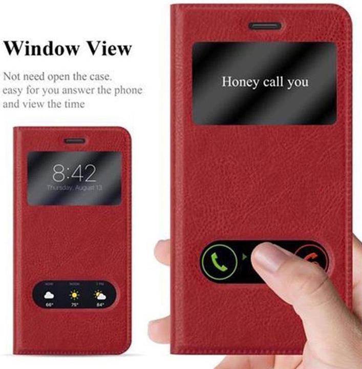 Produktbild Cadorabo Book mit View Doppelfenster Cover (Huawei P8 Lite (2017), Huawei P9 Lite (2017))