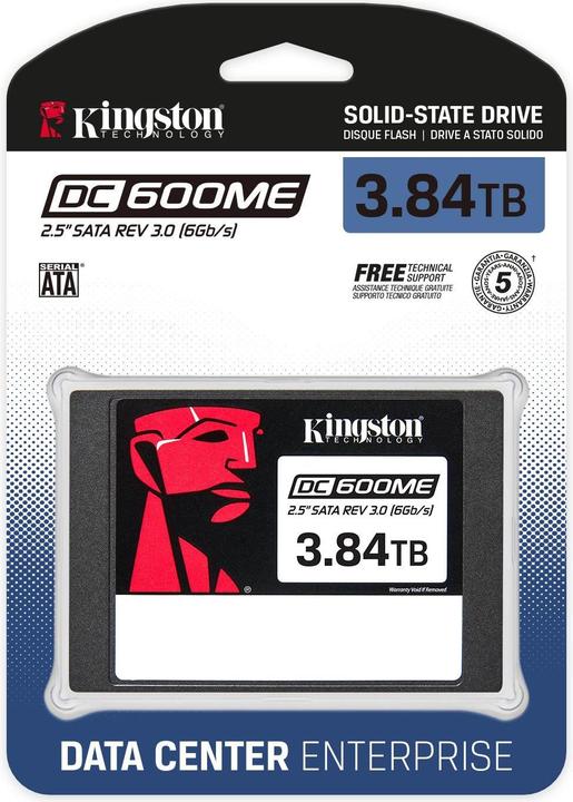 Immagine prodotto Kingston SSD 3,8TB 2,5" (6,4cm) SATAIII DC600ME (3840 GB, 2.5")