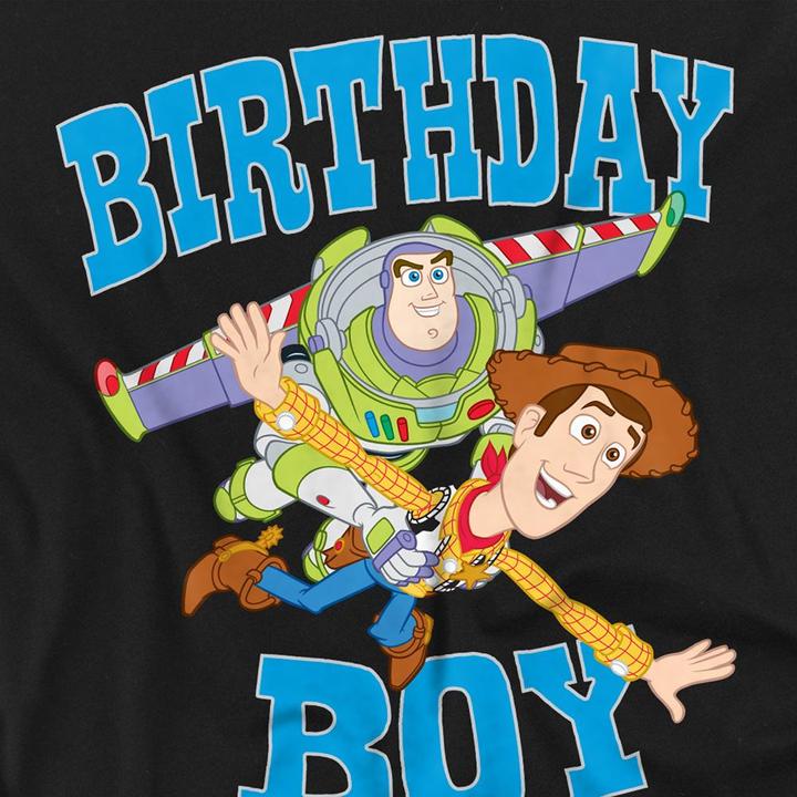 Immagine prodotto Toy Story Birthday Boy Maglietta Woody e Buzz Lightyear Adulto Unisex (L)