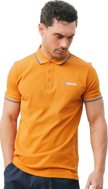 Actual product image Lambretta Mens SS25 Twin Tip Polo Shirt (3XL)
